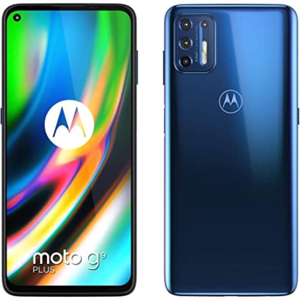 Motorola Moto G9 plus 128 Go - Bleu - Débloqué Reconditionné - Motorola reconditionné disponible sur Backmarket