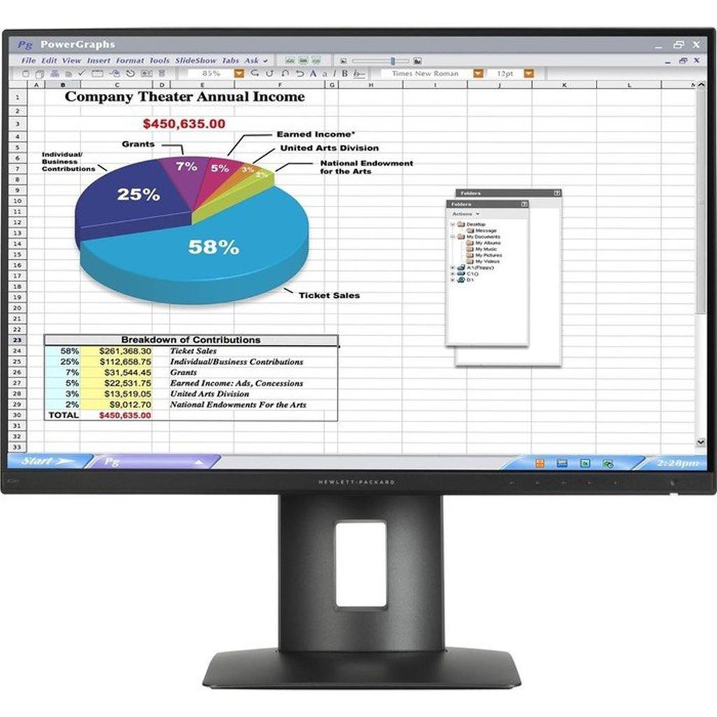 Écran 24"" LED WUXGA HP Z24n  - Hewlett-Packard reconditionné disponible sur Backmarket