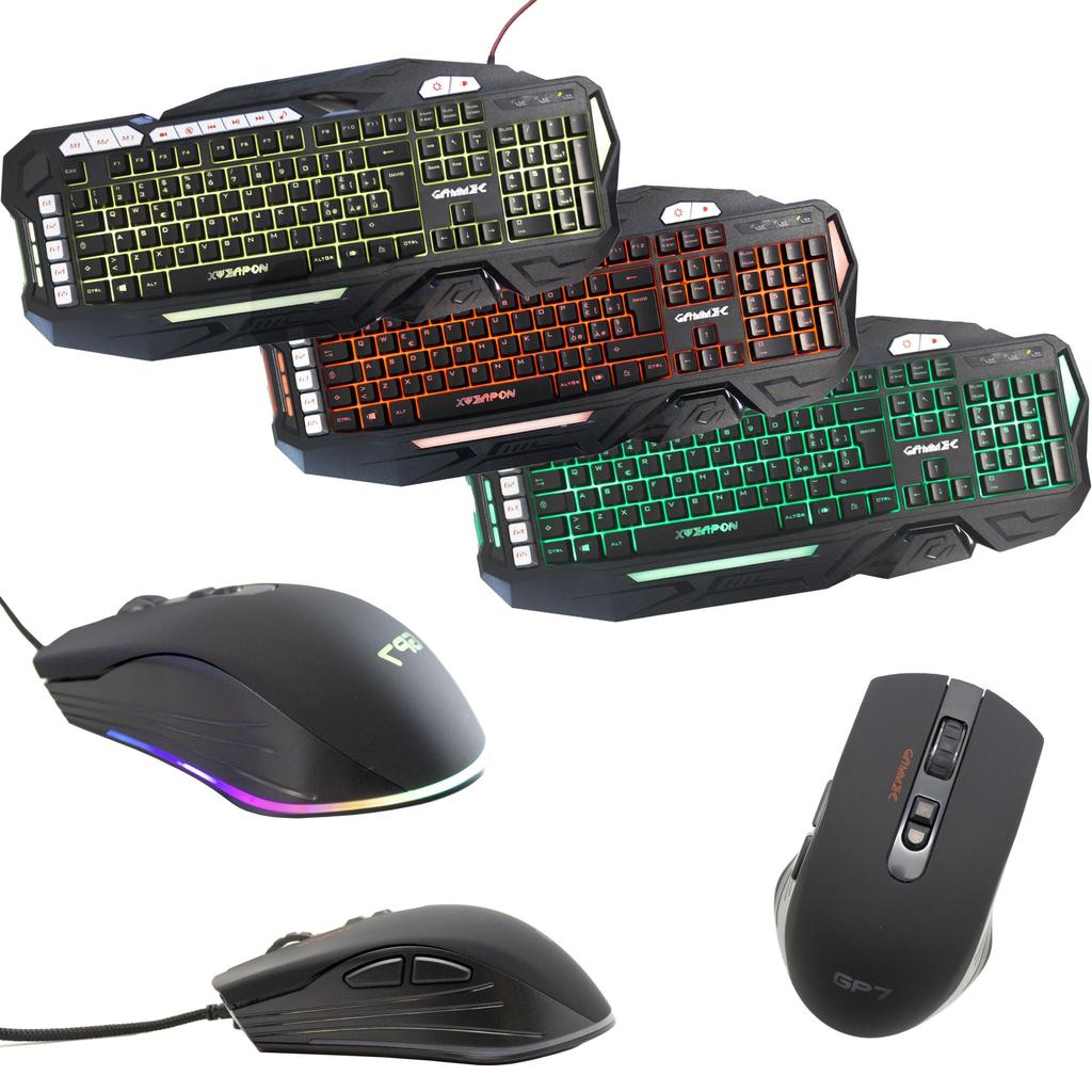 Clavier Cortek QWERTY Italien rétroéclairé XWeapon + GP7 Kit Mouse and Keyboard Reconditionné - N/A reconditionné disponible sur Backmarket