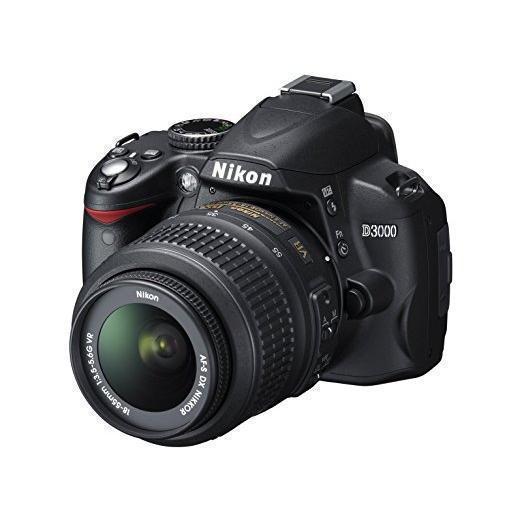 Reflex D3000 - Noir + Nikon Nikon 18-55mm f/3.5-5.6G AF-S VR DX f/3.5-5.6 Reconditionné - Nikon reconditionné disponible sur Backmarket