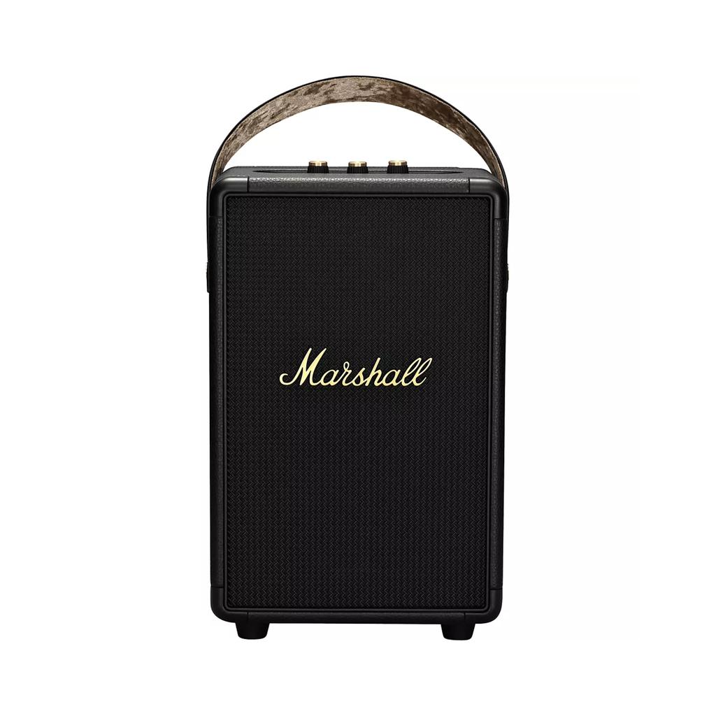 Enceinte Bluetooth Marshall TUFTON Black & Brass - Noir Reconditionné - Marshall reconditionné disponible sur Backmarket