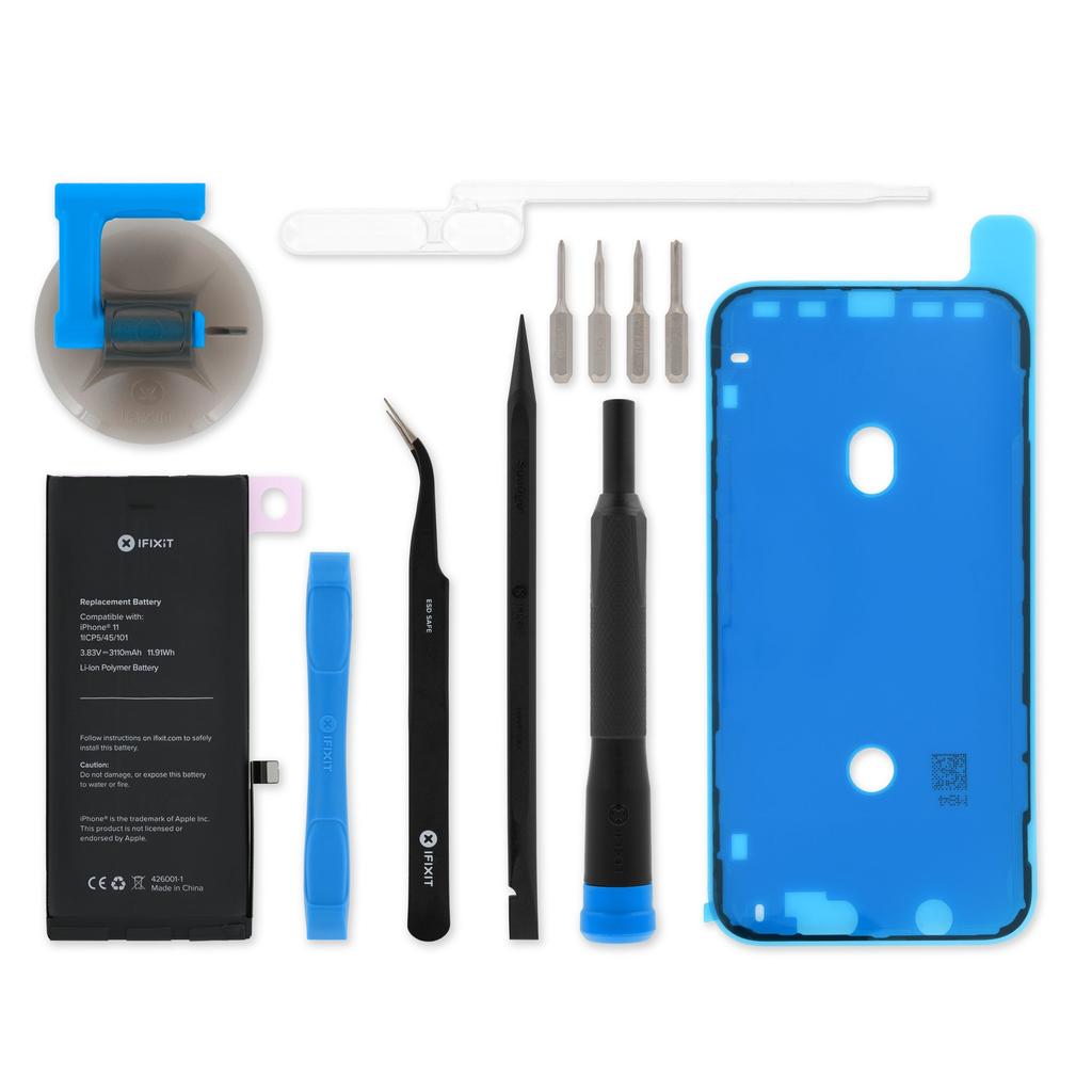 Acheter iFixit iPhone 11 Kit de réparation Batterie Reconditionné - 42,95 € iFixit iPhone 11 Kit de réparation Batterie Reconditionné - iFixit reconditionné disponible sur Backmarket