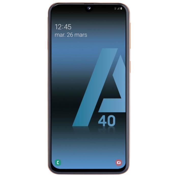 Galaxy A40 64 Go - Corail - Débloqué Reconditionné - Samsung reconditionné disponible sur Backmarket