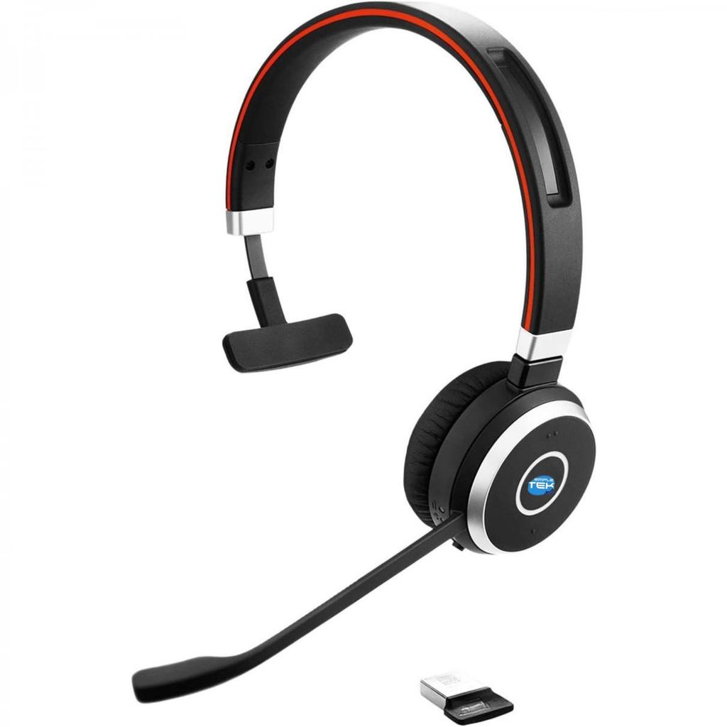 Casque réducteur de bruit filaire + sans fil avec micro Jabra Evolve 65 - Reconditionné - Jabra reconditionné disponible sur Backmarket