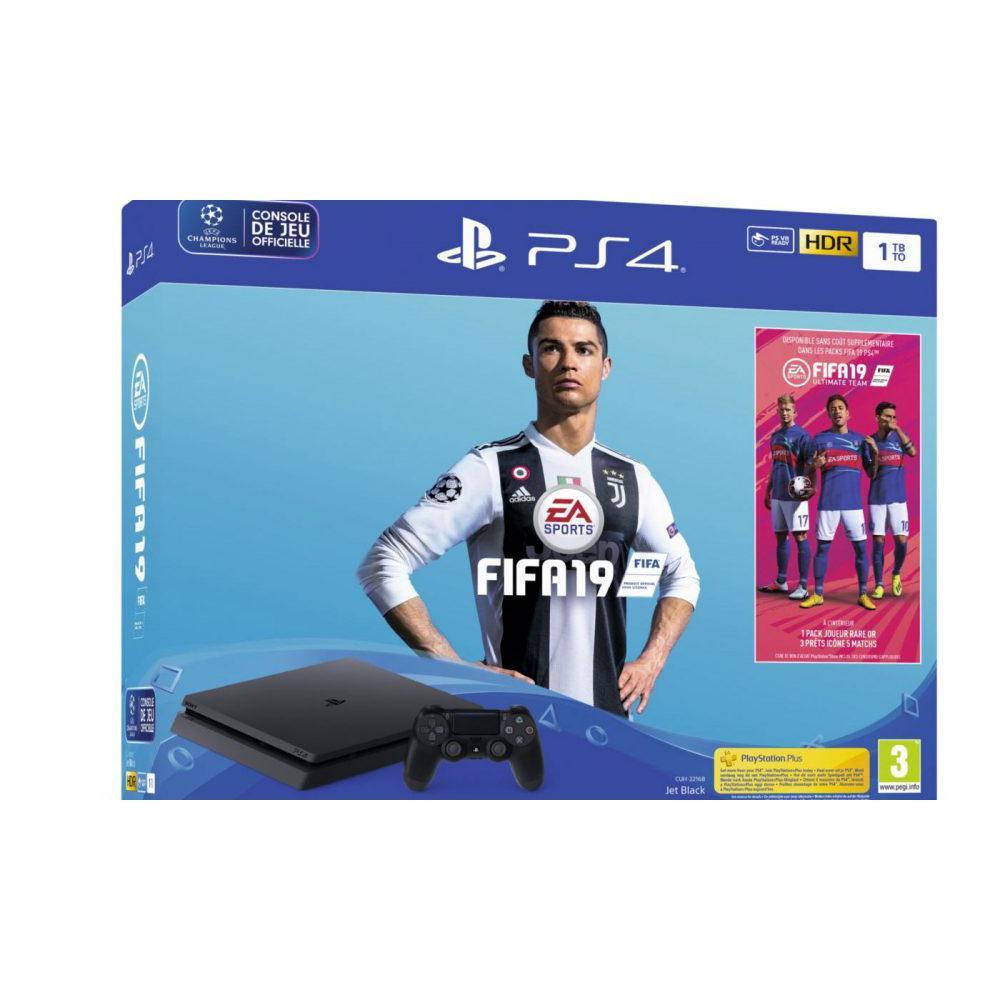 Acheter PlayStation 4 Slim 1000Go - Noir + FIFA 19 Reconditionné - 217,00 € PlayStation 4 Slim 1000Go - Noir + FIFA 19 Reconditionné - Sony reconditionné disponible sur Backmarket