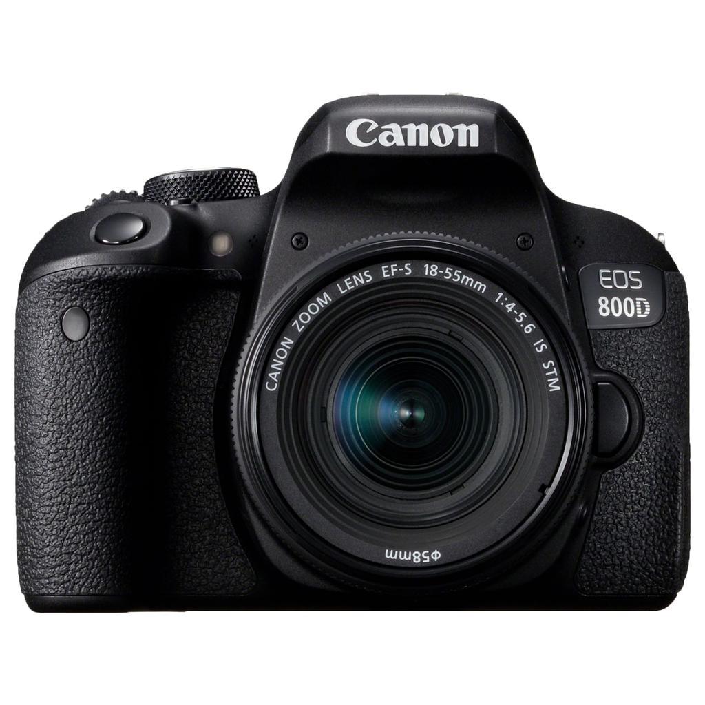 Reflex EOS 800D - Noir + Canon EF-S 18-135mm f/4-5.6 IS STM f/4-5.6 Reconditionné - Canon reconditionné disponible sur Backmarket