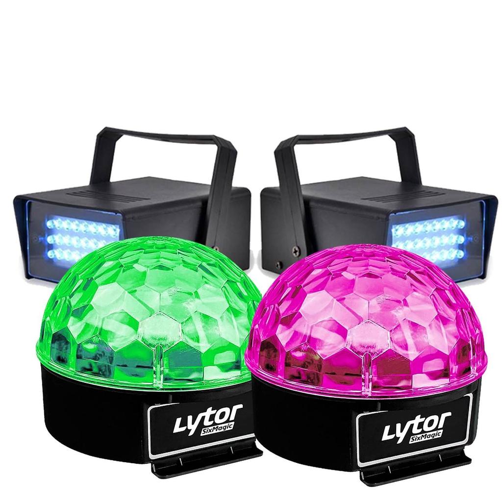 Accessoires audio Lytor Pack EFFET FIESTA 2 SIXMAGIC + 2 LED STROBE BLANC Reconditionné - N/A reconditionné disponible sur Backmarket