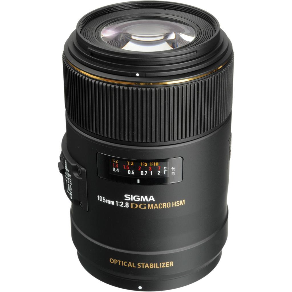 Objectif Sigma 105mm f/2.8 EX DG Macro OS HSM Canon EF 105mm f/2.8 Reconditionné - Sigma reconditionné disponible sur Backmarket
