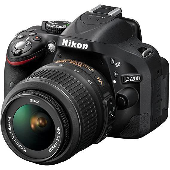 Reflex D5200 - Noir + Nikon AF-S DX Nikkor 18-55mm f/3.5-5.6G VR f/3.5-5.6 Reconditionné - Nikon reconditionné disponible sur Backmarket