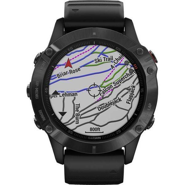 Montre Garmin Cardio GPS Fenix 6 Pro - Noir Reconditionné - Garmin reconditionné disponible sur Backmarket