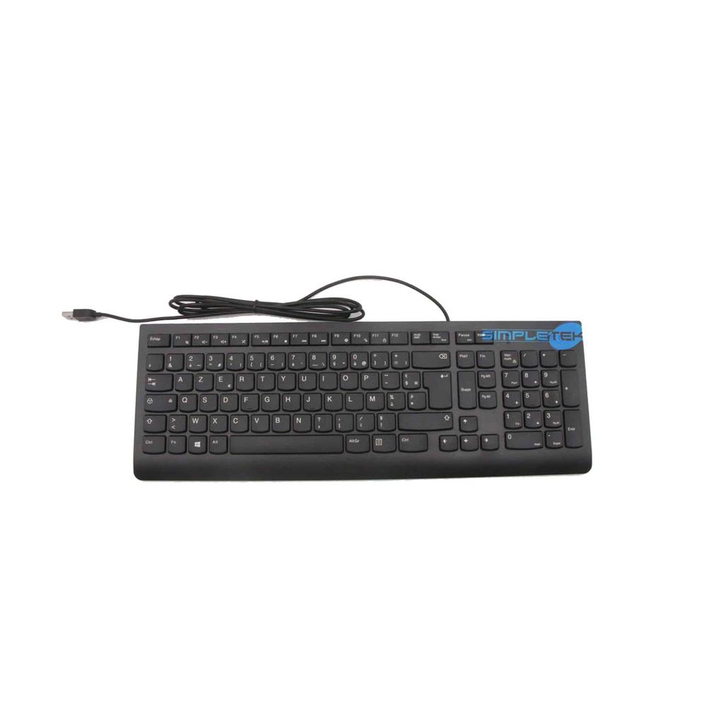 Clavier Lenovo AZERTY Français 00XH598 USB Wired 1,8 m Reconditionné - Lenovo reconditionné disponible sur Backmarket