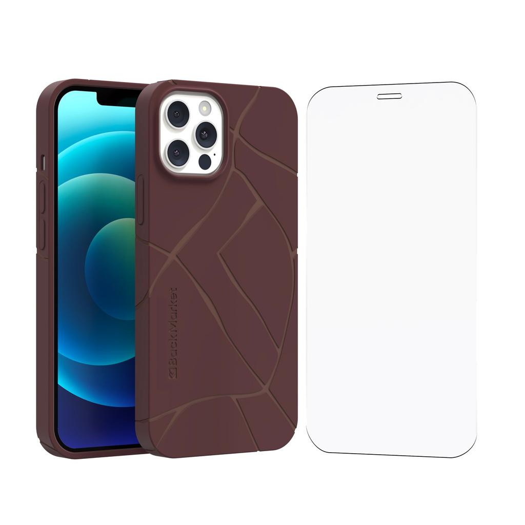 Acheter Coque Back Market iPhone 12/12 Pro et écran de protection - Plastique recyclé - Marron (Kintsugi) Reconditionné - 19,99 € Coque Back Market iPhone 12/12 Pro et écran de protection - Plastique recyclé - Marron (Kintsugi) Reconditionné - Back Market reconditionné disponible sur Backmarket
