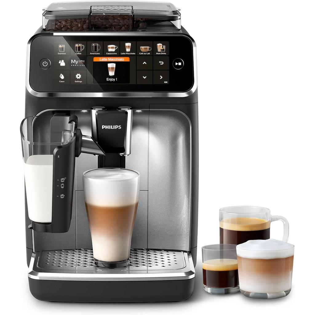 Acheter Cafetière avec broyeur Philips LatteGo EP5446/70 L - Noir Reconditionné - 480,00 € Cafetière avec broyeur Philips LatteGo EP5446/70 L - Noir Reconditionné - Philips reconditionné disponible sur Backmarket