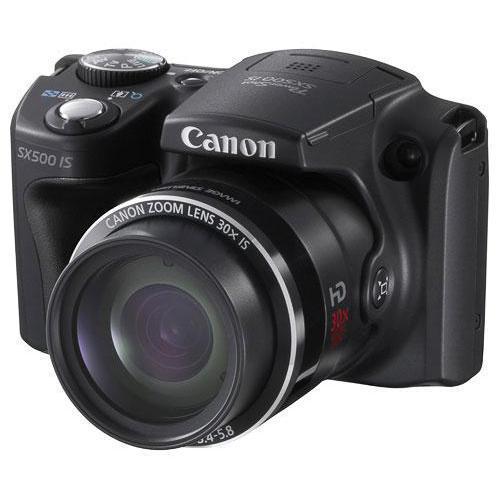 Compact PowerShot SX500 IS - Noir + Canon Zoom Lens 30X 4.3-129.0mm f/3.4-5.8 f/3.4-5.8 Reconditionné - Canon reconditionné disponible sur Backmarket