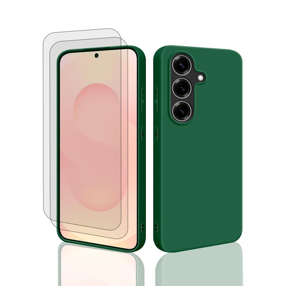 Acheter Coque Galaxy S25 et 2 écrans de protection - Silicone - Vert Reconditionné - 23,99 € Coque Galaxy S25 et 2 écrans de protection - Silicone - Vert Reconditionné - N/A reconditionné disponible sur Backmarket