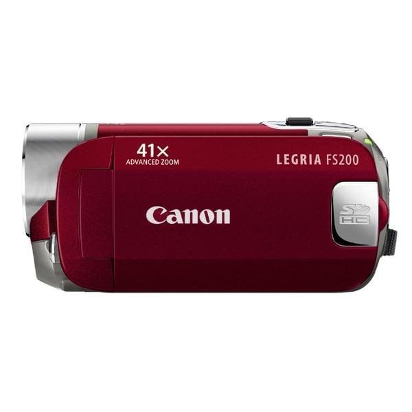 Caméra Canon Legria FS200 - Noir/Rouge Reconditionné - Canon reconditionné disponible sur Backmarket