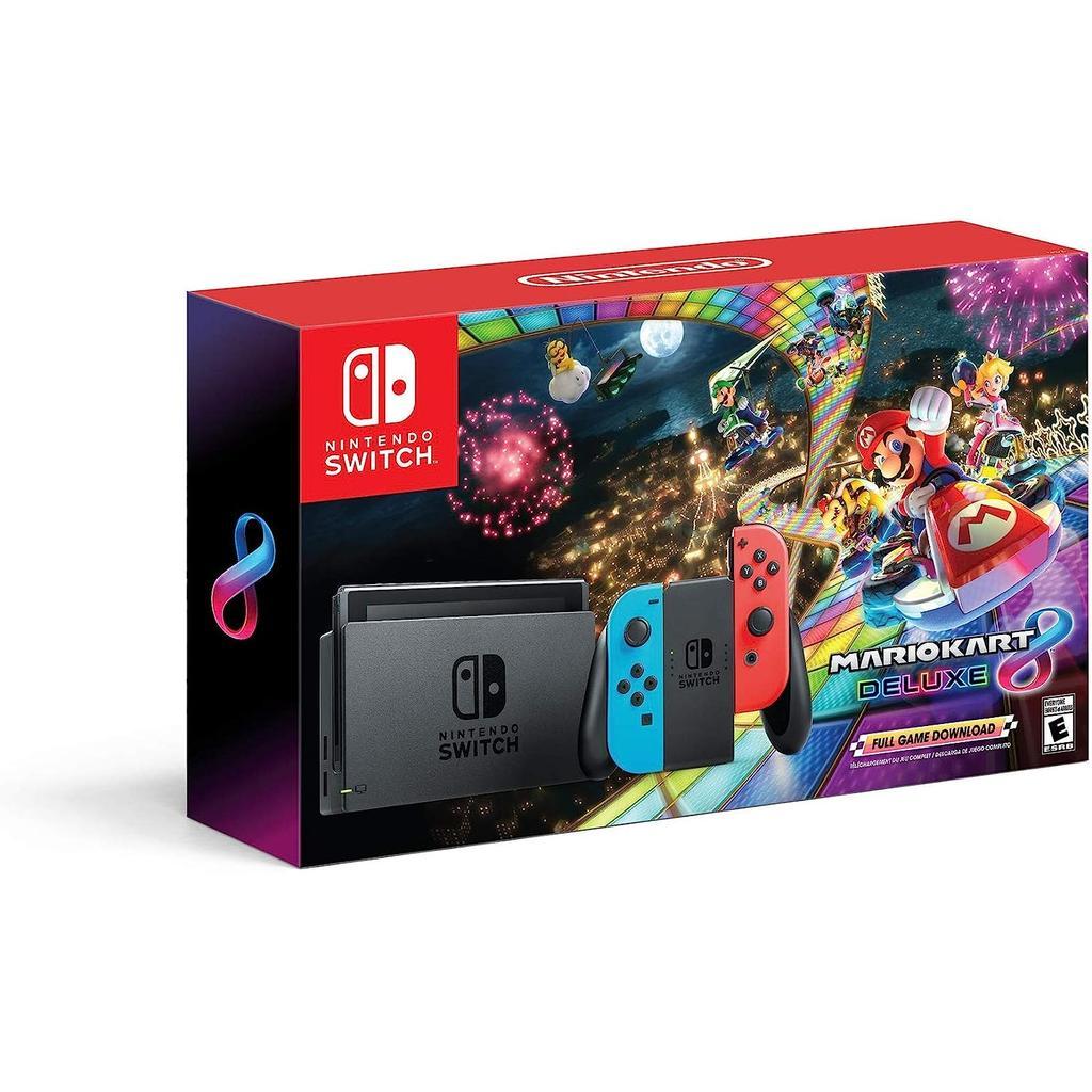 Switch 32Go - Noir + Mario Kart 8 Deluxe Reconditionné - Nintendo reconditionné disponible sur Backmarket