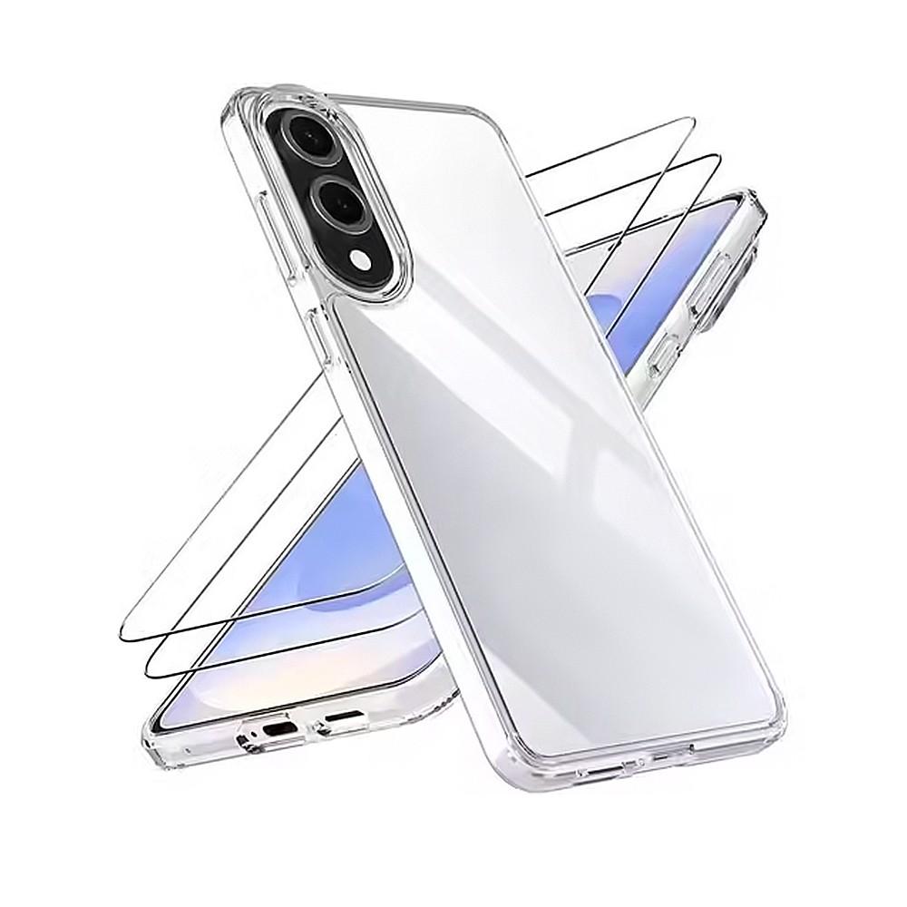 Coque Galaxy S25 Edge et 2 écrans de protection - TPU - Transparent Reconditionné - N/A reconditionné disponible sur Backmarket