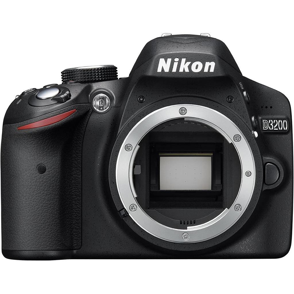 Reflex D3200 - Noir + Nikon AF-S Nikkor DX 18-55mm f/3.5-5.6G VR II f/3.5-5.6 Reconditionné - Nikon reconditionné disponible sur Backmarket