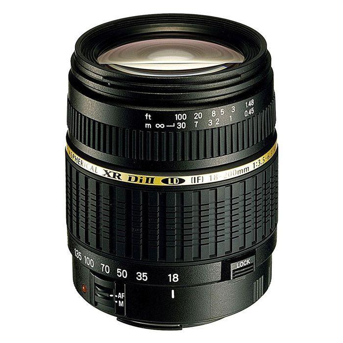 Objectif Tamron 18-200mm f3.5-6.3 Di II VC Canon EF 18-200mm f/3.5-6.3 Reconditionné - Tamron reconditionné disponible sur Backmarket