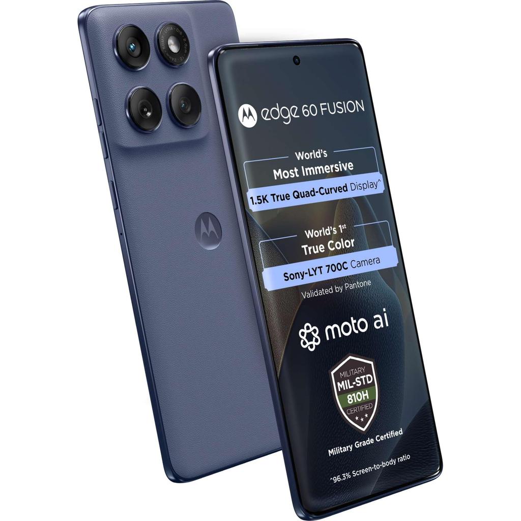 Motorola Edge 60 Fusion 256 Go - Gris - Débloqué Reconditionné - Motorola reconditionné disponible sur Backmarket