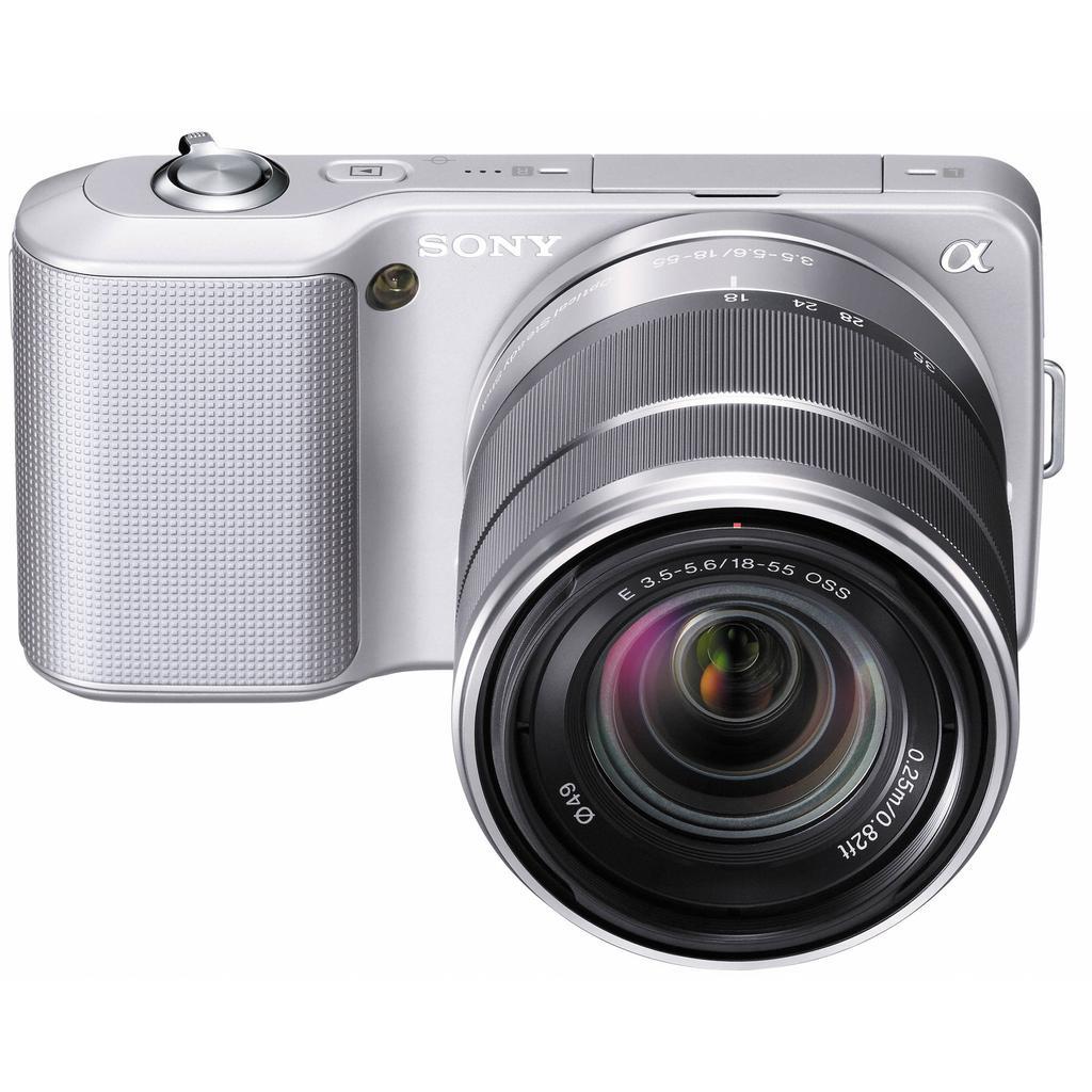 Alpha NEX-3 - Gris + Sony E 18-55mm f/3.5-5.6 OSS f/3.5-5.6 Reconditionné - Sony reconditionné disponible sur Backmarket