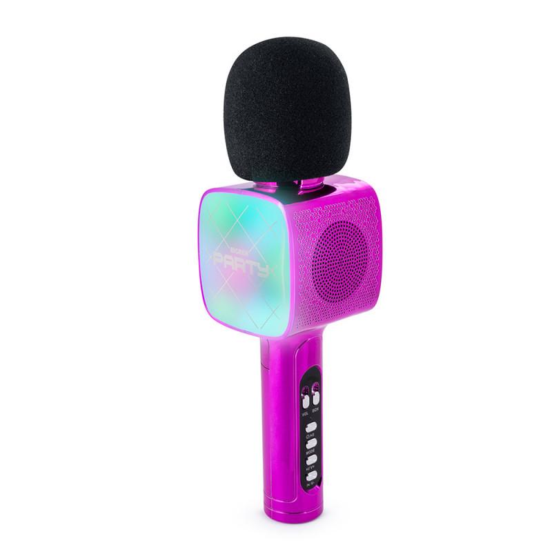 Accessoires audio Bigben Micro karaoké avec effets lumineux - rose Reconditionné - Bigben Interactive reconditionné disponible sur Backmarket