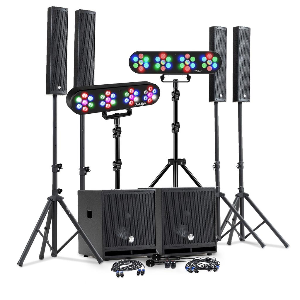 Enceintes sono Bm Sonic Pack Sono DJ Complet 2400W Reconditionné - N/A reconditionné disponible sur Backmarket
