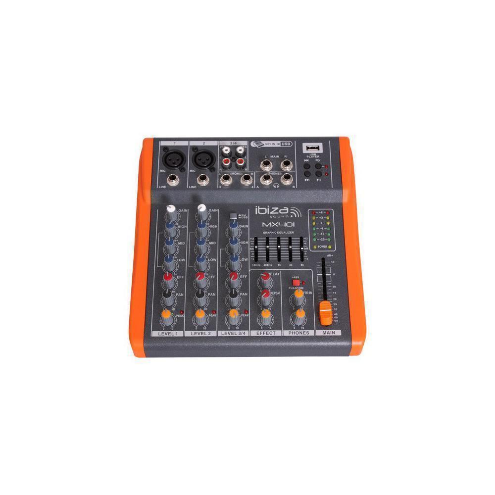 Accessoires audio Ibiza Sound MX401 Reconditionné - Ibiza Sound reconditionné disponible sur Backmarket