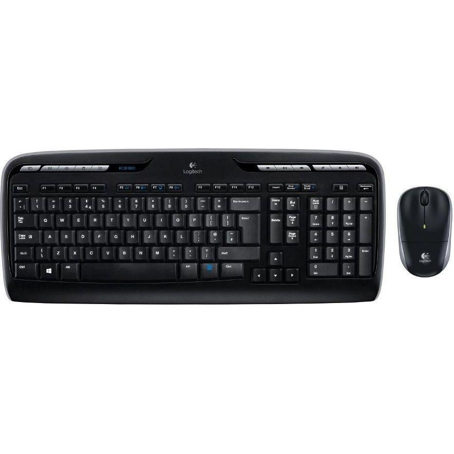 Clavier Logitech QWERTY Espagnol Sans-fil MK330 Reconditionné - Logitech reconditionné disponible sur Backmarket