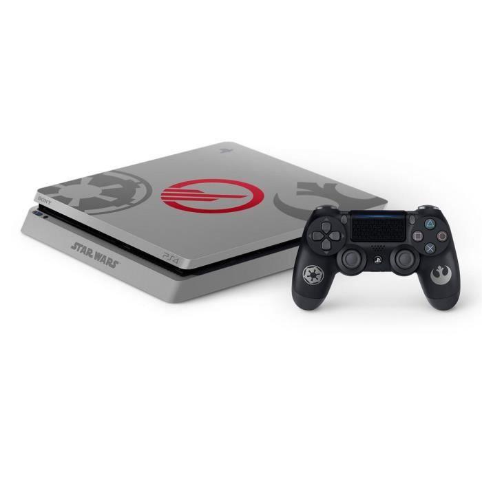 PlayStation 4 Slim 1000Go - Gris - Edition limitée Star Wars Battlefront II + Reconditionné - Sony reconditionné disponible sur Backmarket