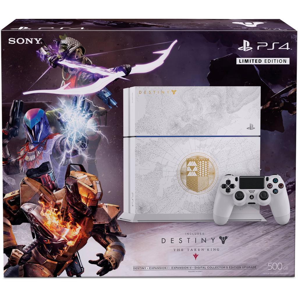 PlayStation 4 500Go - Blanc - Edition limitée Destiny 2 + Destiny 2: The Taken King Reconditionné - Sony reconditionné disponible sur Backmarket