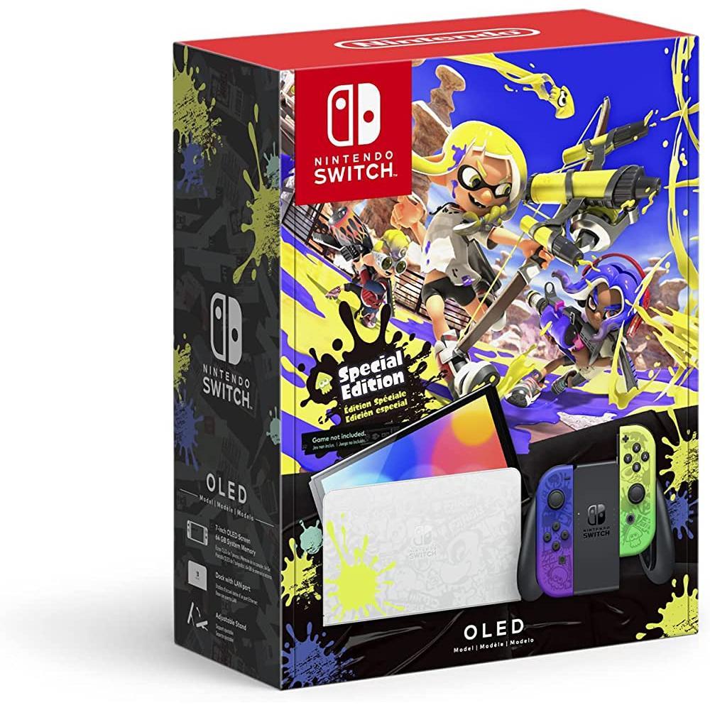 Switch OLED 64Go - Noir - Edition limitée Splatoon 3 Reconditionné - Nintendo reconditionné disponible sur Backmarket