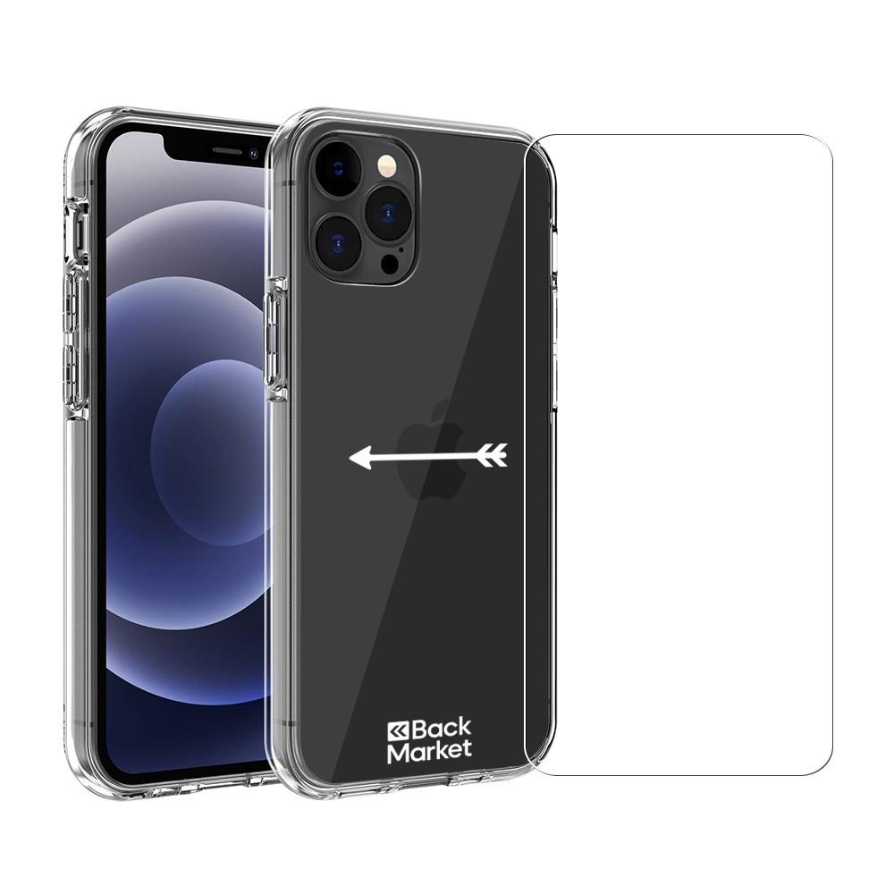Coque Back Market iPhone 13 Pro et écran de protection - Plastique 60% recyclé - Transparent Reconditionné - Back Market reconditionné disponible sur Backmarket