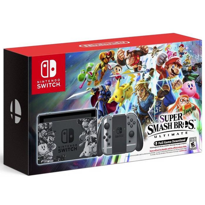Switch 32Go - Gris - Edition limitée Super Smash Bros Ultimate + Super Smash Bros Ultimate Reconditionné - Nintendo reconditionné disponible sur Backmarket