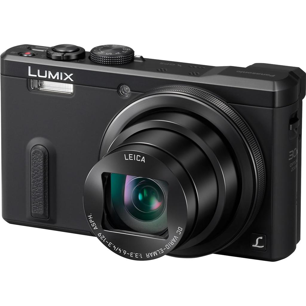 Compact Lumix DMC-TZ61 - Noir + Panasonic Leica DC Vario-Elmar 24-720mm f/3.3-6.4 ASPH f/3.3-6.4 Reconditionné - Panasonic reconditionné disponible sur Backmarket