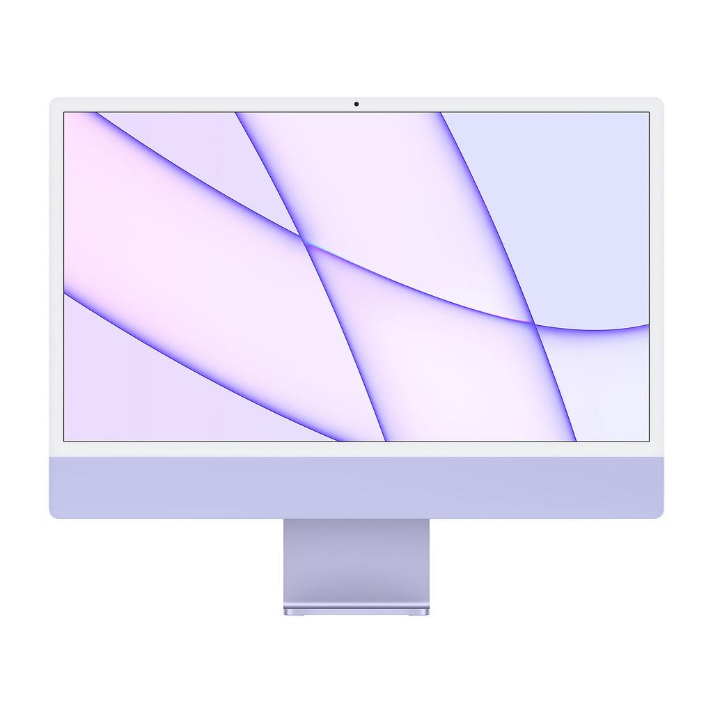 iMac 24"" (2021) Apple M1 avec CPU 8 cœurs GPU 8 cœurs - 256 Go SSD - 8 GB AZERTY - Français Verre standard Reconditionné - Apple reconditionné disponible sur Backmarket