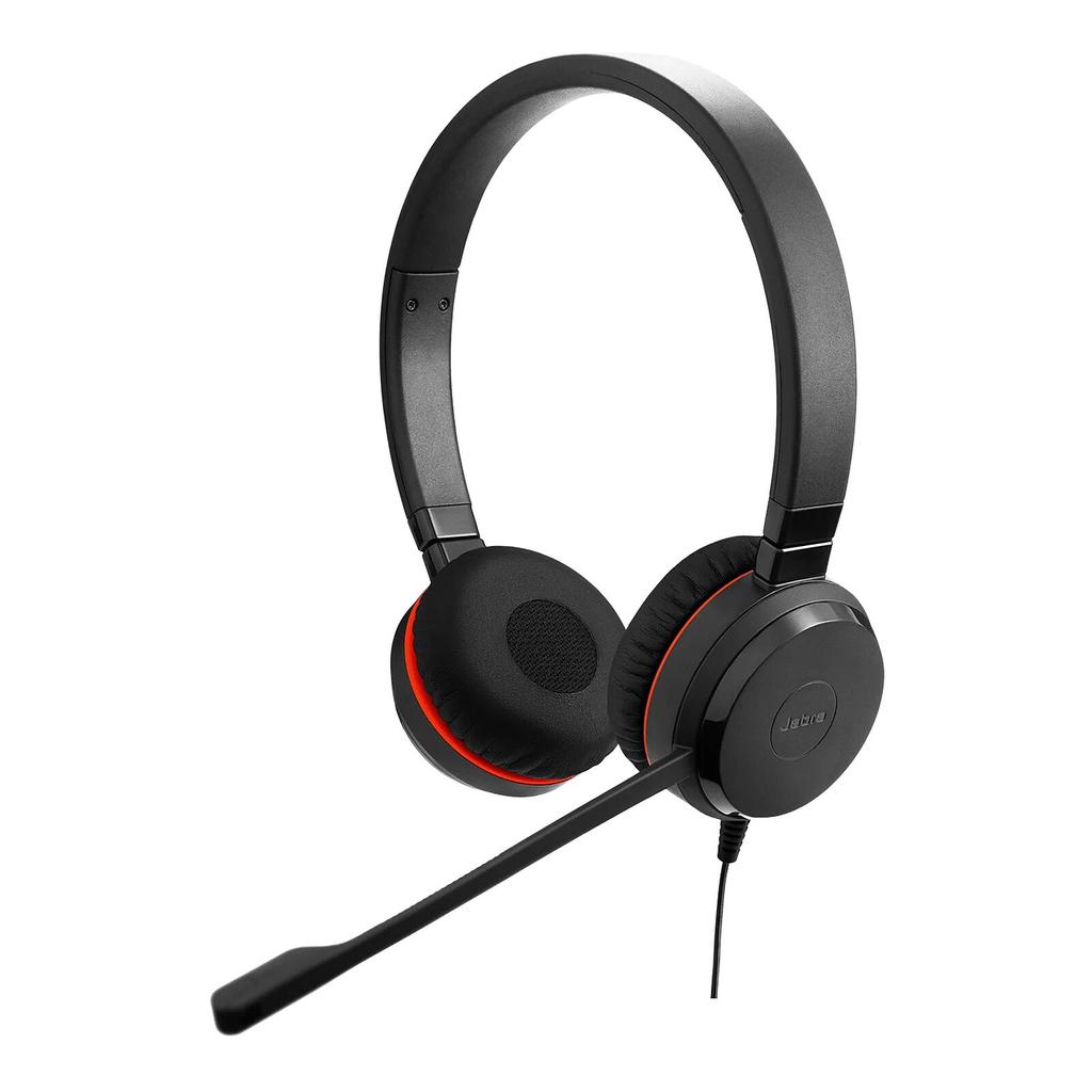Casque réducteur de bruit avec micro Jabra Evolve 20 SE - Noir Reconditionné - Jabra reconditionné disponible sur Backmarket