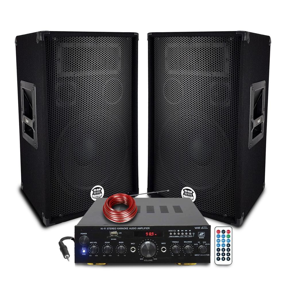 Enceintes sono Bms Pack Sono DJ 800W Reconditionné - N/A reconditionné disponible sur Backmarket