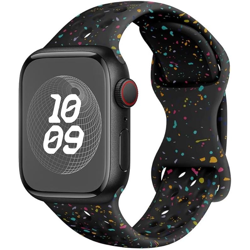 Apple Watch Series 7 (2021) GPS + Cellular 45 mm - Aluminium Minuit - Bracelet sport Gris Reconditionné - Apple reconditionné disponible sur Backmarket