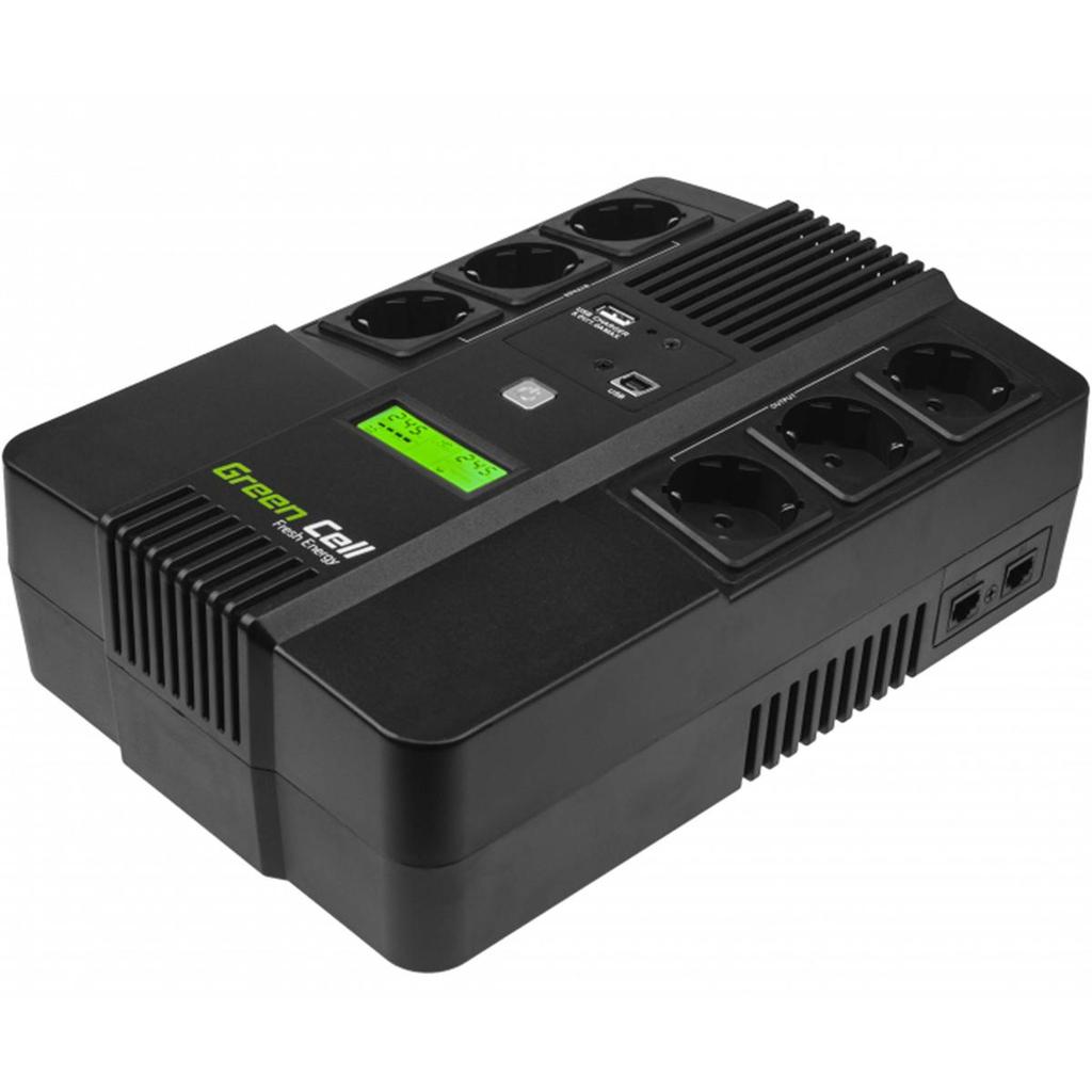 Câble Green Cell UPS06 6x Schuko USB Reconditionné - Green Cell reconditionné disponible sur Backmarket