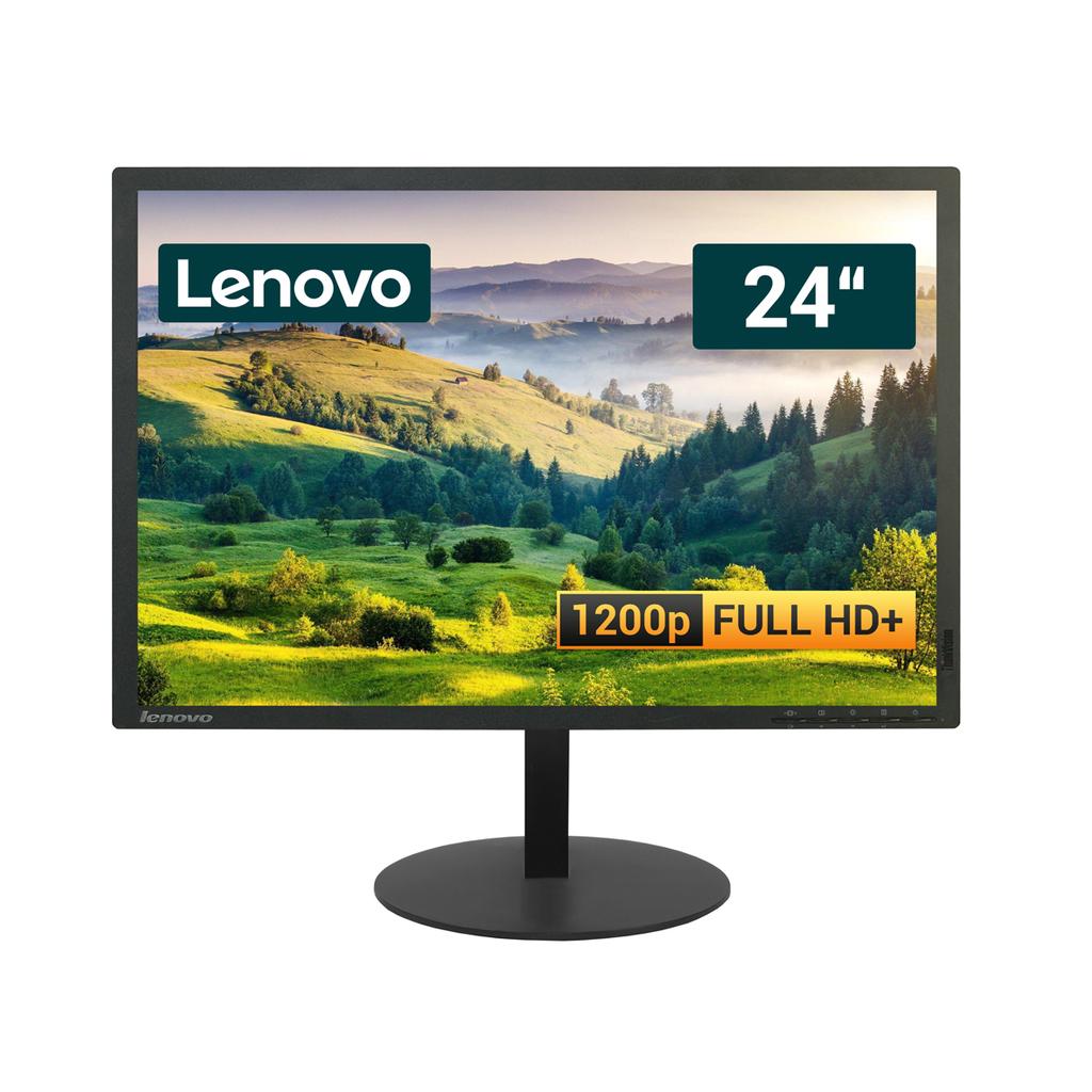 Écran 24"" LCD FULL HD+ Lenovo ThinkVision T2454P Reconditionné - Lenovo reconditionné disponible sur Backmarket