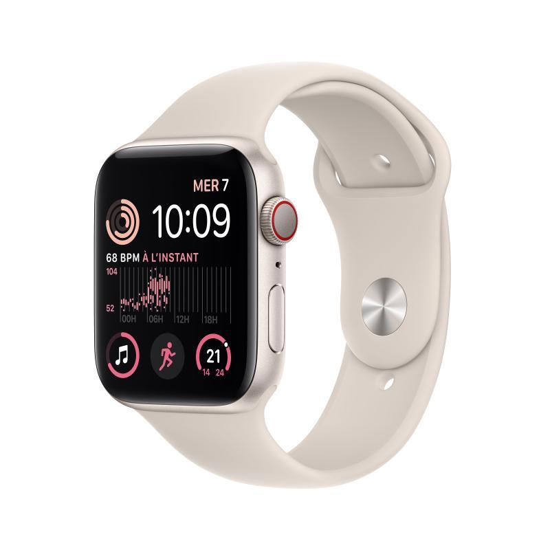 Apple Watch Series SE 2 (2022) GPS 40 mm - Aluminium Lumière stellaire