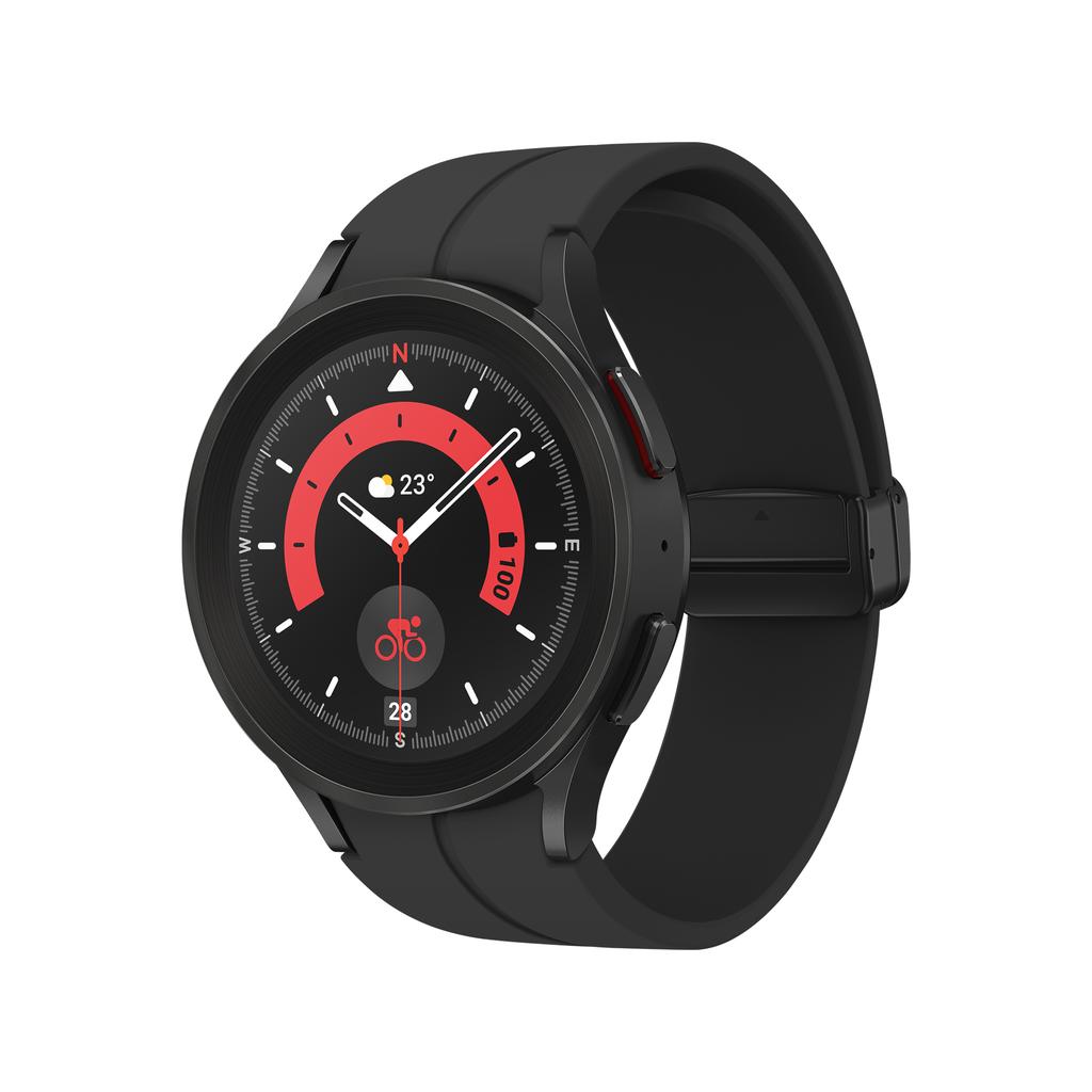 Montre Samsung Cardio GPS Galaxy Watch5 Pro - Noir  - Samsung reconditionné disponible sur Backmarket