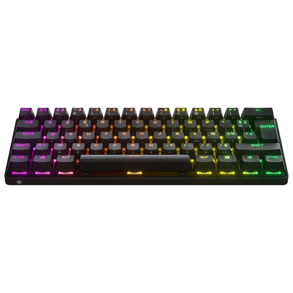 Acheter Clavier Steelseries AZERTY Français Sans-fil rétroéclairé Apex Pro Mini Reconditionné - 200,00 € Clavier Steelseries AZERTY Français Sans-fil rétroéclairé Apex Pro Mini Reconditionné - SteelSeries reconditionné disponible sur Backmarket
