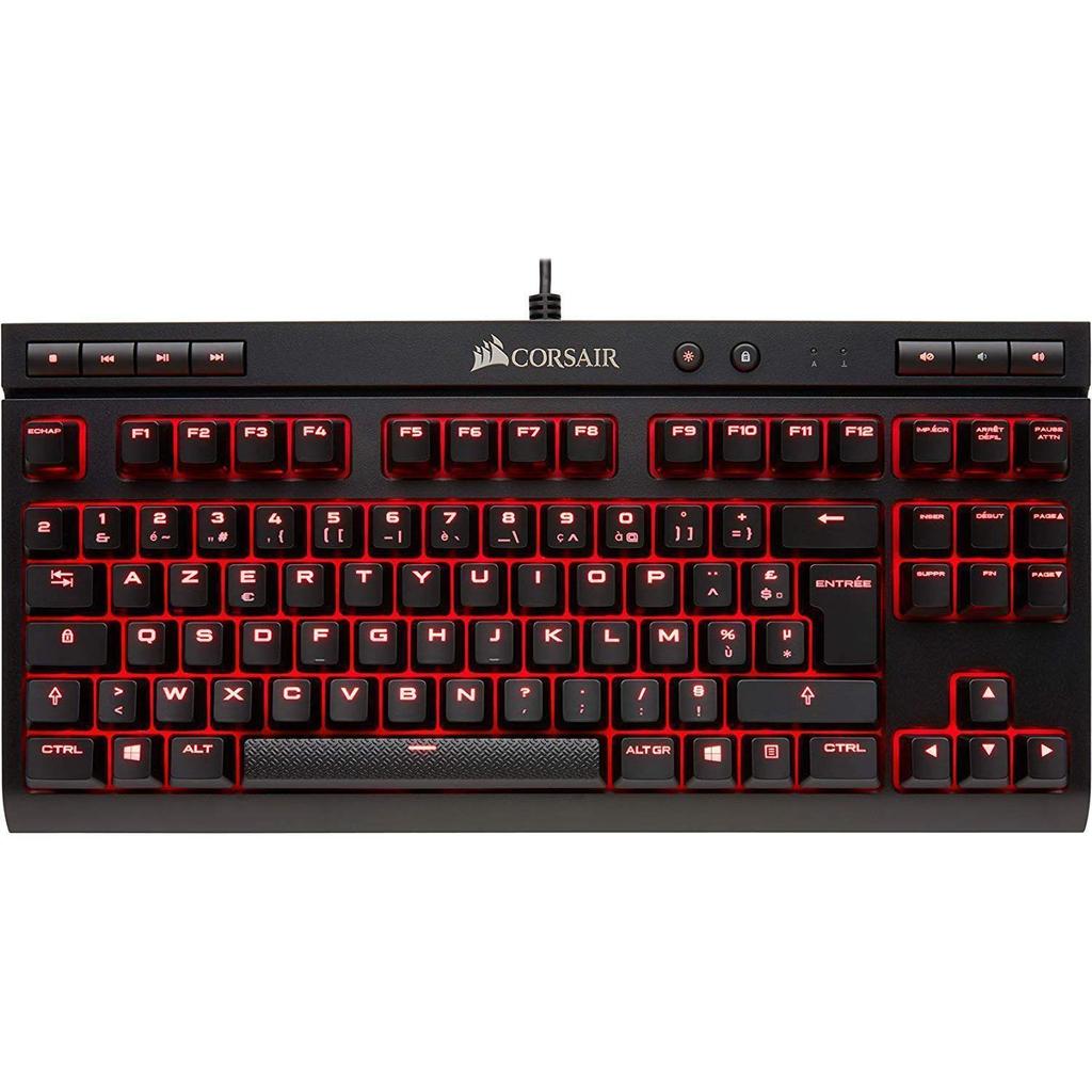Clavier Corsair AZERTY Français rétroéclairé K63 Reconditionné - Corsair reconditionné disponible sur Backmarket
