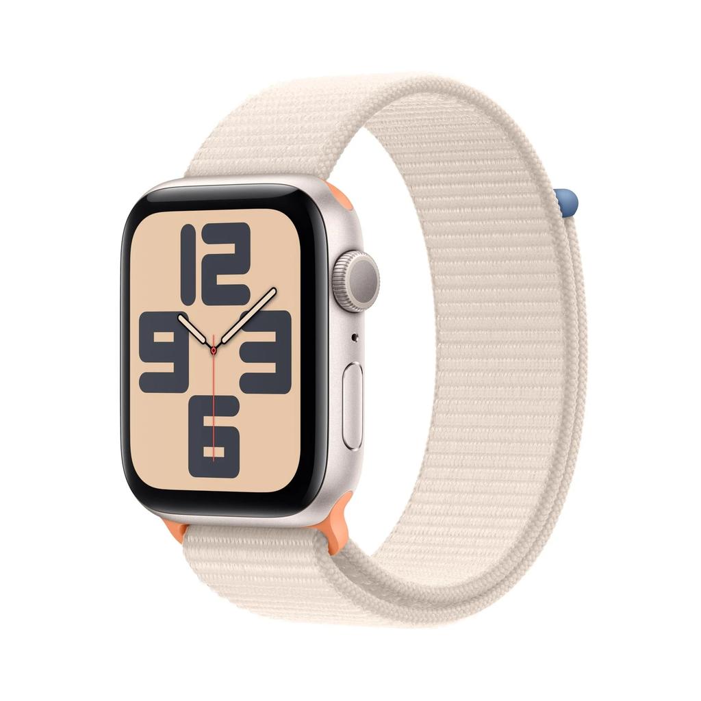 Apple Watch Series SE 2 (2022) GPS 40 mm - Aluminium Lumière stellaire - Boucle sport Lumière stellaire Reconditionné - Apple reconditionné disponible sur Backmarket