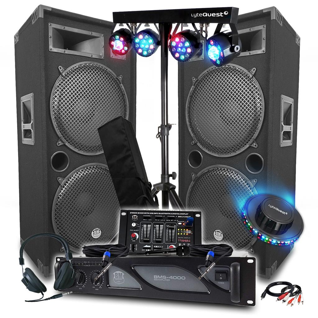 Enceintes sono Bm Sonic Pack Sono DJ Ampli 4000W Reconditionné - N/A reconditionné disponible sur Backmarket