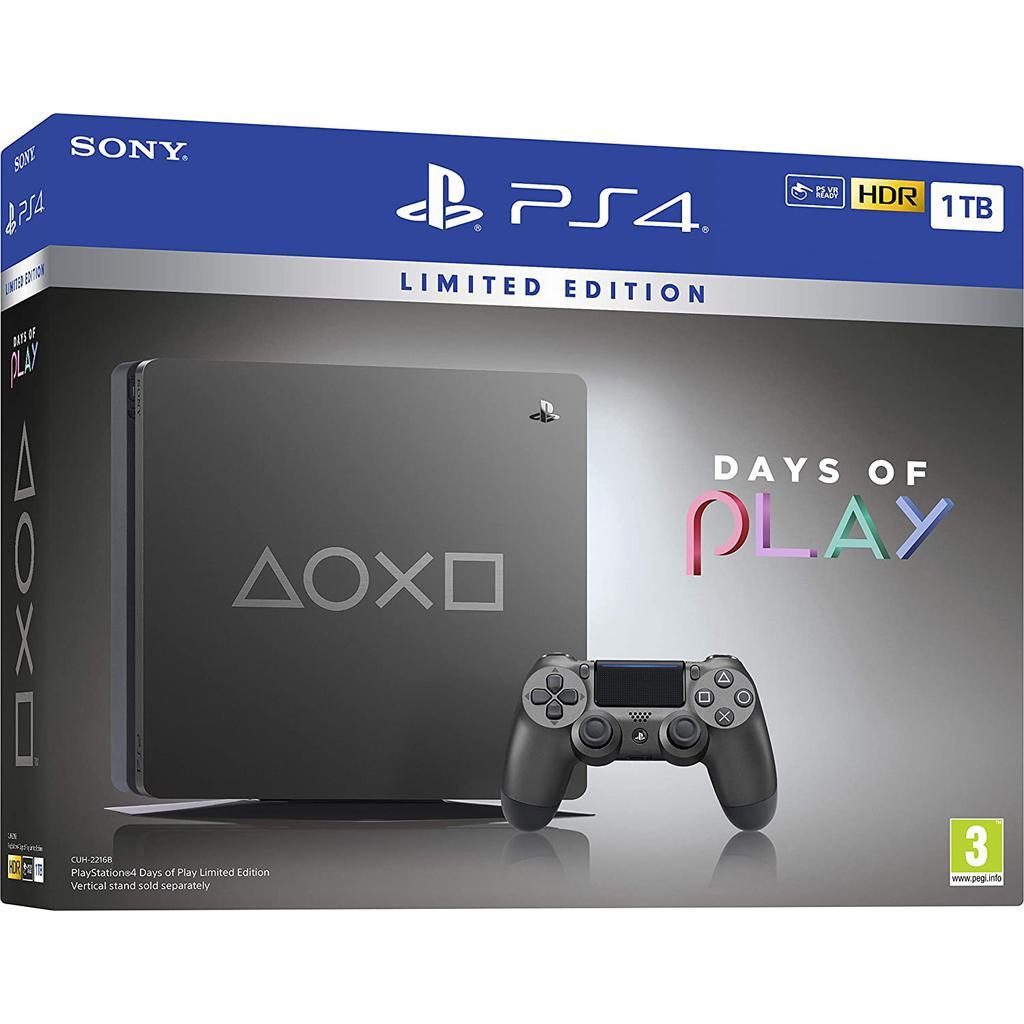 PlayStation 4 Slim 1000Go - Gris - Edition limitée Days of Play Reconditionné - Sony reconditionné disponible sur Backmarket
