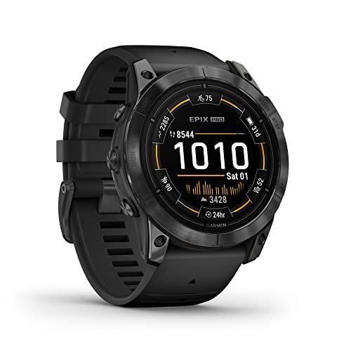 Montre Garmin Cardio GPS Epix Pro - Noir Reconditionné - Garmin reconditionné disponible sur Backmarket